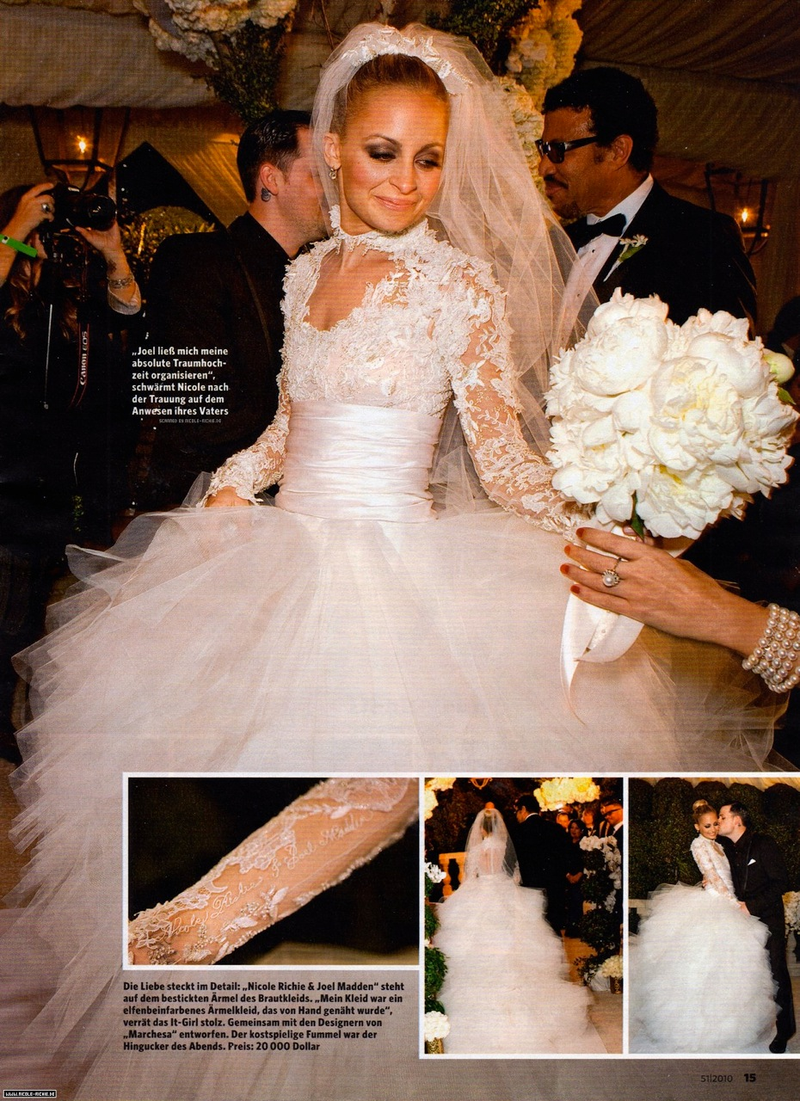 Illustration for article titled Nicole Richie's Intimate Wedding Photos End Up In German Tabloid